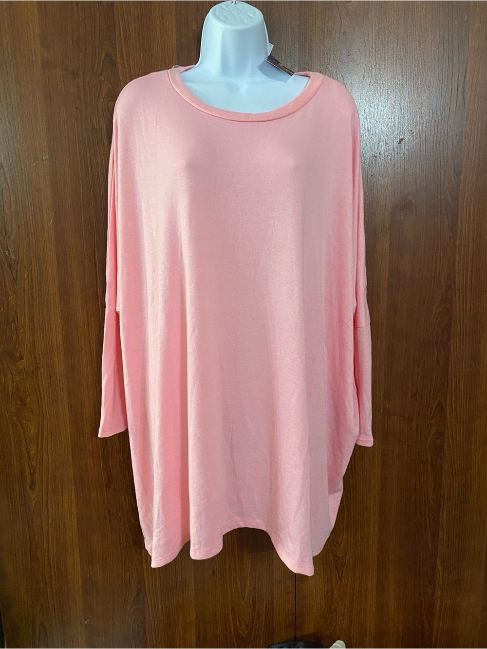 NWT Zenana Outfitters Relaxed Pink Women’s Top - Soft Long Sleeve Tunic